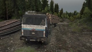 SpinTires Карта "Lespromhoz43"