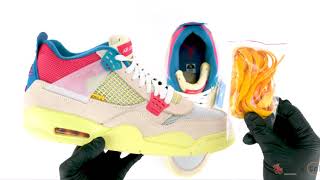 Jordan 4 Retro Union "Guava Ice" UNRELEASED First Look and UNBOXING YANKEEKICKS