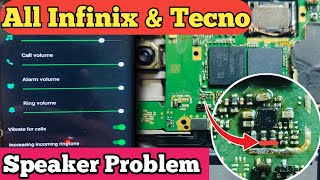 infinix speaker high volume not working || Infinix All model speaker sound not clear (shoor)