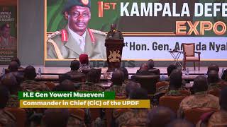 PRESIDENT MUSEVENI HONOURS GEN. ARONDA NYAKAIRIMA, DESCRIBES HIM AS A DISCIPLINED CADRE