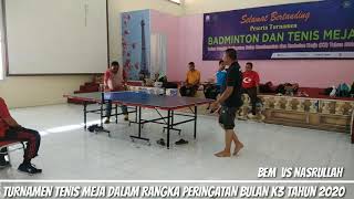 TURNAMEN TENIS MEJA DALAM RANGKA PERINGATAN BULAN K3 NASIONAL TAHUN 2020||DISNAKERMOBDUK ACEH