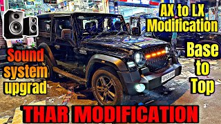 FULL THAR MODIFICATION BASE TO TOP ✅ BASE TO TOP VARIENT 😍🔥 BEST ACCESSORIES FOR THAR