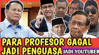 PARA PROFESOR PENGHINA JOKOWI MENJADI Pengangguran BIKIN KONTEN YOUTUBE