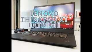 Lenovo ThinkPad X1 Extreme Unboxing Teardown