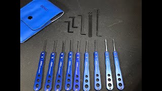 [026]Review: Dino 14 pcs Lock Pick set! Testing 1-2-3!