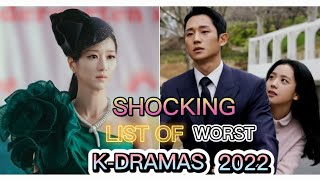 The Shocking List Of The 13 “Worst K-Dramas” Of 2022, According To Industry Insiders