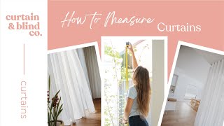 How to measure for curtains