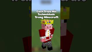 Cách Triệu Hồi Technoblade Trong Minecraft #shorts #minecraft #xuhuong #shorts #technobladeneverdie