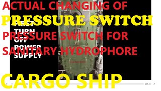 ACTUAL CHANGING OF SANITARY HYDROPHORE PRESSURE SWITCH/MINERAL WATER SA BARKO