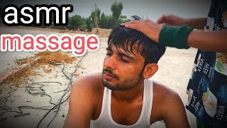 head massage shirodhara AID by little boy #asmr