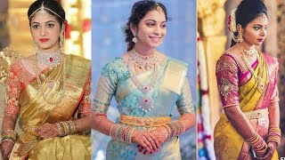 Latest bridal saree collections 2021/ wedding silk sarees || # shorts