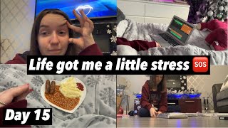 Day 15 vlogmas drama school talks, wrapping gifts AND MORE!