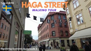 A Walking Tour of famous HAGA street of Gothenburhg SWEDEN