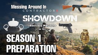 Contractors Showdown: War Zone-Like Virtual Reality Battle Royale (Season 1 Preparation)