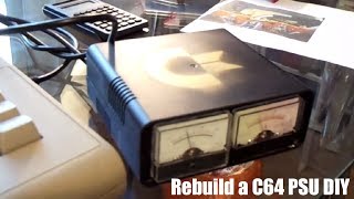 Commodore 64 DIY Power Supply Rebuild, Replacement