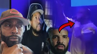 DJ AKADEMIKS TRIES TO DEFEND DRAKE CRYING ON STAGE ABOUT FAKE FRIENDS