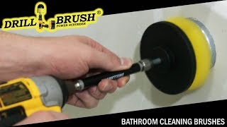 Have a cleaner bathroom in a flash with these brushes | Y-S-42O-5X | Drillbrush