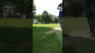 Woodbine Disc Golf Toronto throwing Innova Wraith