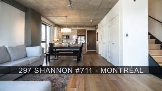 YURY SHUPILOV - 297 SHANNON #711 - GRIFFINTOWN - MONTRÉAL - VISITE VIRTUELLE - VIDEO IMMOBILIER