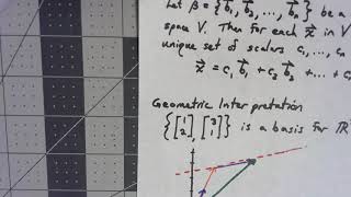 Linear Algebra 4.4.1 Unique Representation Theorem