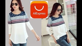 Одежда с Алиэкспресс Женская Блузка . Womens Blouse AliExpress