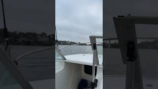 Mustang 1600 with 90hp Yamaha 2 Stroke cruising @ 24knots. #boating #outboard #yamaha #yamaha2stroke