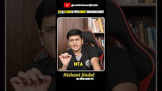 NTA- Nishant Testing Agency Karo 🤬🔥 | JEE 2025 | JEE 2026 #jeemains #iitjee #shorts