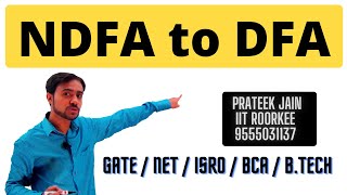 Lecture 8 - Convert to DFA from given NDFA