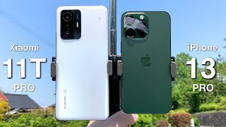 Xiaomi 11T Pro vs Apple iPhone 13 Pro 4K 60FPS Camera Comparison Test I Very Surprising Results!