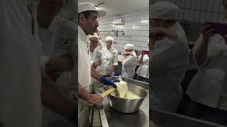 Making mozzarella in Italy 2018