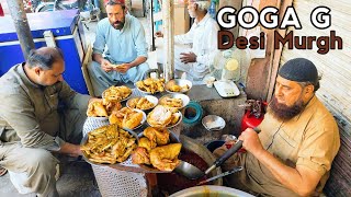 Indian Style Desi Murgh Salan | Famous Goga Desi Murgh shorba Curry | Lahori Street Food