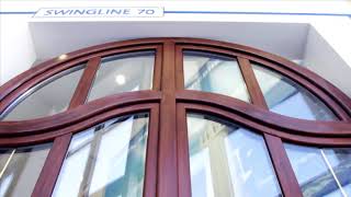 VEKA: Арочное окно из профиля Swingline