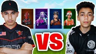 *NEW* INSANE FORTNITE RANDOM SKIN 1V1!