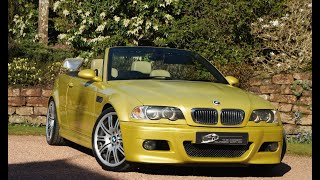 BMW M3 e46 Phoenix Yellow Cabriolet Convertible