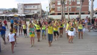 FLASH MOB BARCELONA.  DAVID BRASUKAS .EU QUERO TCHU EU QUERO TCHA ( JOAO LUKAS E MARCELO )