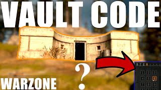 WARZONE VAULT CODE AND LOCATION- BONEYARD