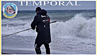 🔥TEMPORALON¡¡ PESCA PARA VALIENTES, SIEMPRE READYYY, SURFCASTING GRANADA🔥