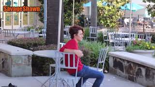 Pulling Strangers Chair Prank!!