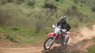 Collura jumps the road on his '05 CRF450X