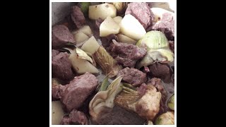 HOW I COOK THE BEEF WITH ARTICHOKES AND POTATOES (SPEZZATINO CON PATATE E CARCIOFI