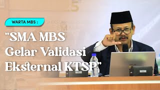 Warta MBS || SMA MBS Sleman Yogyakarta Adakan Validasi Eksternal Dokumen Kurikulum