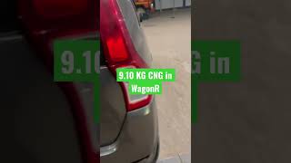 9.10kg in Company Fitted CNG WagonR #car #cng #marutisuzuki