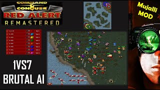 /Command & Conquer Red Alert Remastered/ (Skirmish) 1VS7 Brutal AI  I Red Alert High Tide I