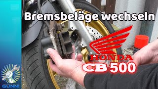 Bremsbeläge wechseln 🔧 Honda CB500