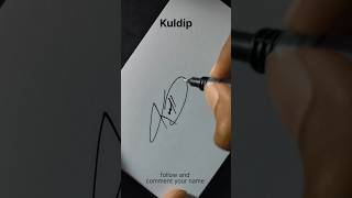 kuldip signature style #signature #signoartist