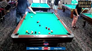 Eddie Little vs Joey Low - 8 Ball Tournament - First Round - 8/24/24