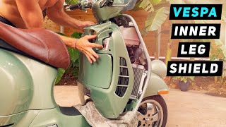 Vespa GTS / GTV Glovebox Cover Removal / Installation *No front rack | Mitch's Scooter Stuff