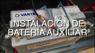 Instalación de Segunda batería en vehículo Camper / Autocaravana