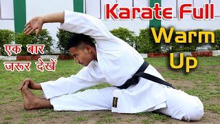 karate warm up in hindi step by step for beginners at Home 2020