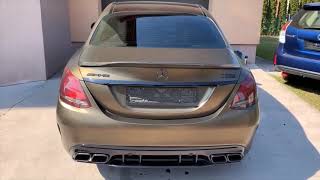 MERCEDES C63 W205 2016 MILLTEK SPORT SWITCHABLE EXHAUST